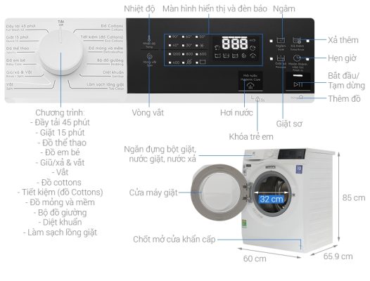 Máy giặt Electrolux EWF1024D3WC