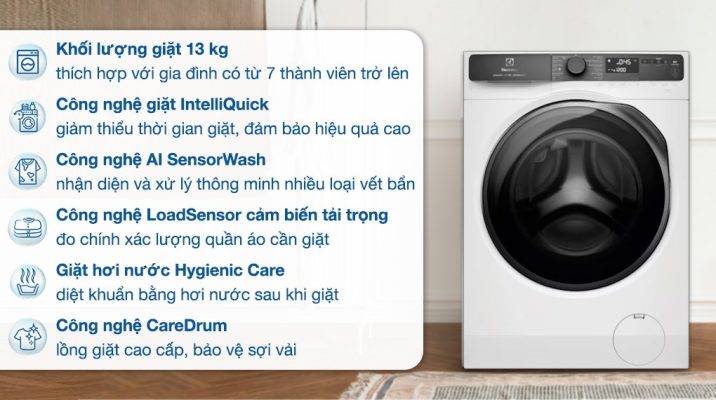 Máy giặt Electrolux EWF1343R7WC