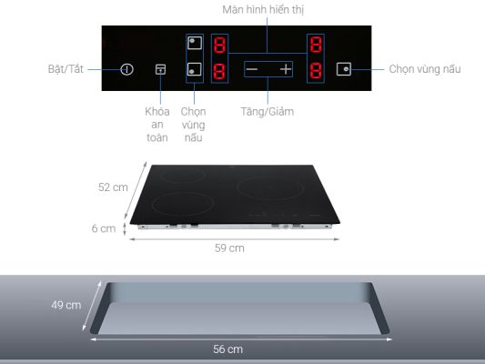 Bếp từ Electrolux E6203IOK