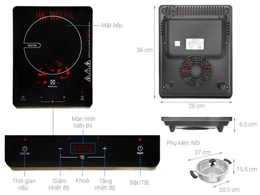 Bếp từ Electrolux ETD29MKC