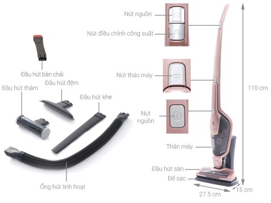 Hút bụi không dây Electrolux ZB3314AK