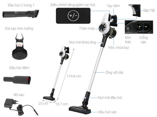Hút bụi không dây Electrolux EFP31212
