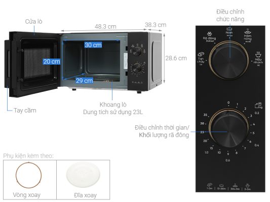 Lò vi sóng Electrolux EMM23K22B