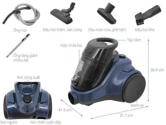 Hút bụi dạng hộp Electrolux EC41-2DB