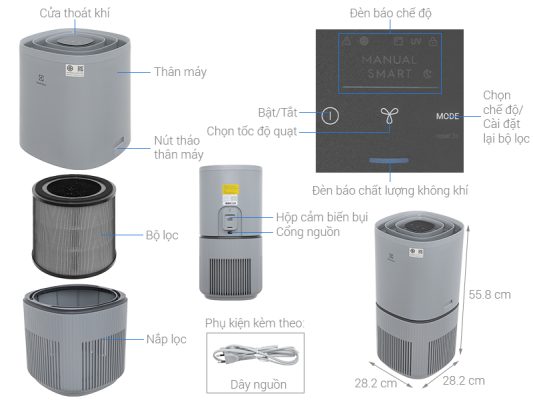 Lọc không khí Electrolux EP53-46UGA