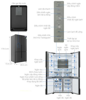 Tủ Lạnh Electrolux EQE5660A-B